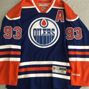 Edmonton Oilers Nugent-Hopkins Official Licensed NHL Reebok Jersey M